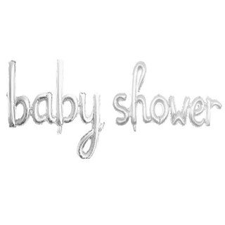 Baby Shower Gümüş Folyo Balon