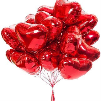 Kırmızı Kalp Folyo Balon 60 Cm