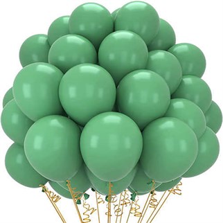 Küf Yeşili Pastel Balon
