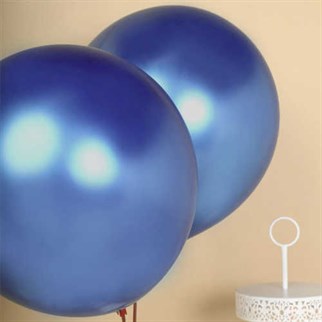 Lacivert Metalik Balon 20 Adet