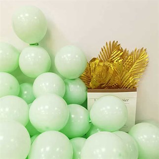 Mint Yeşil Pastel Balon 20 Adet