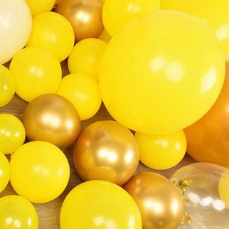 Sarı Pastel Balon 100 Adet